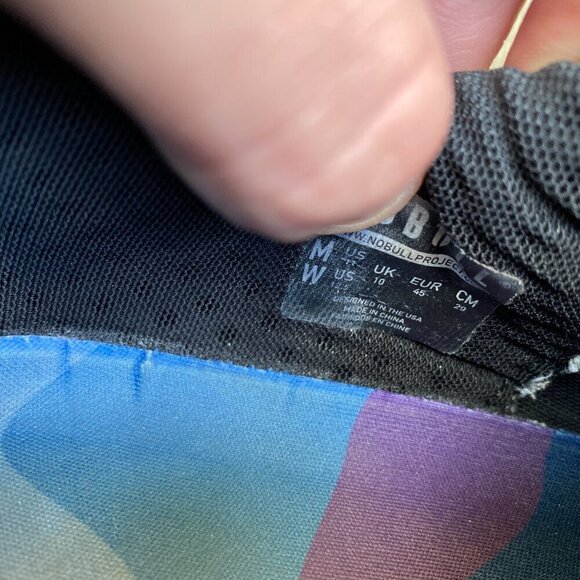 NoBull West Coast Womens Size 12.5 Mens 11 Black Athletic Trainer Sneakers Shoes - Picture 3 of 9